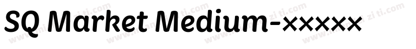 SQ Market Medium字体转换
